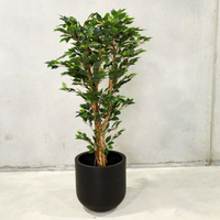 150cm Potted Artificial Ficus Tree