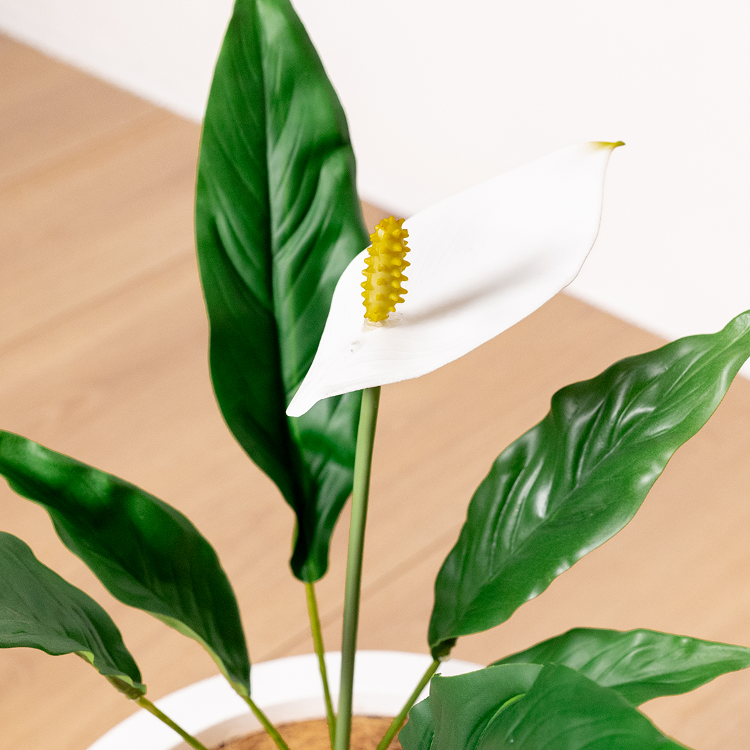 36cm Artificial Peace Lily Branch